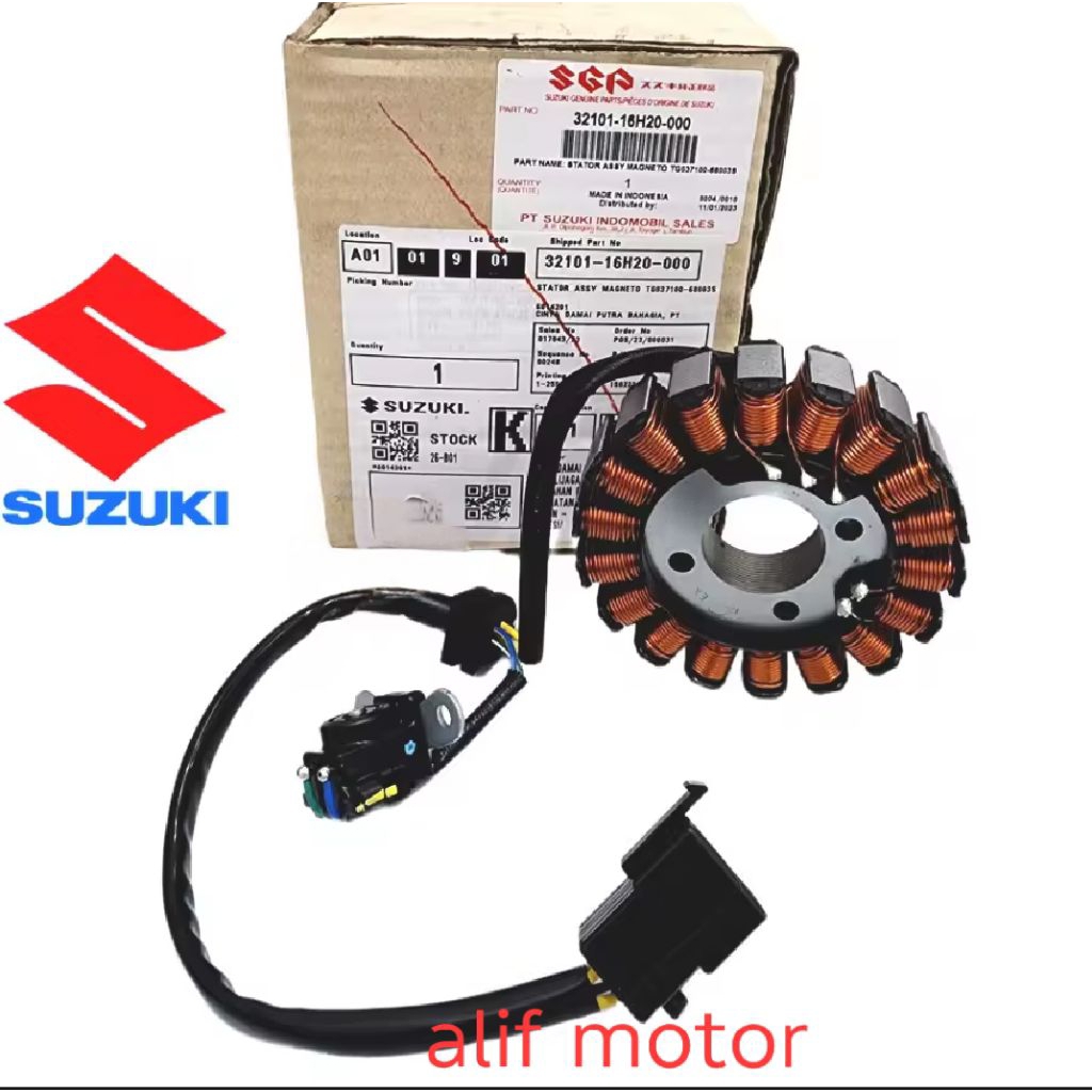 Spul spol stator spool Shogun 125 FL Fi injeksi Ori Sgp