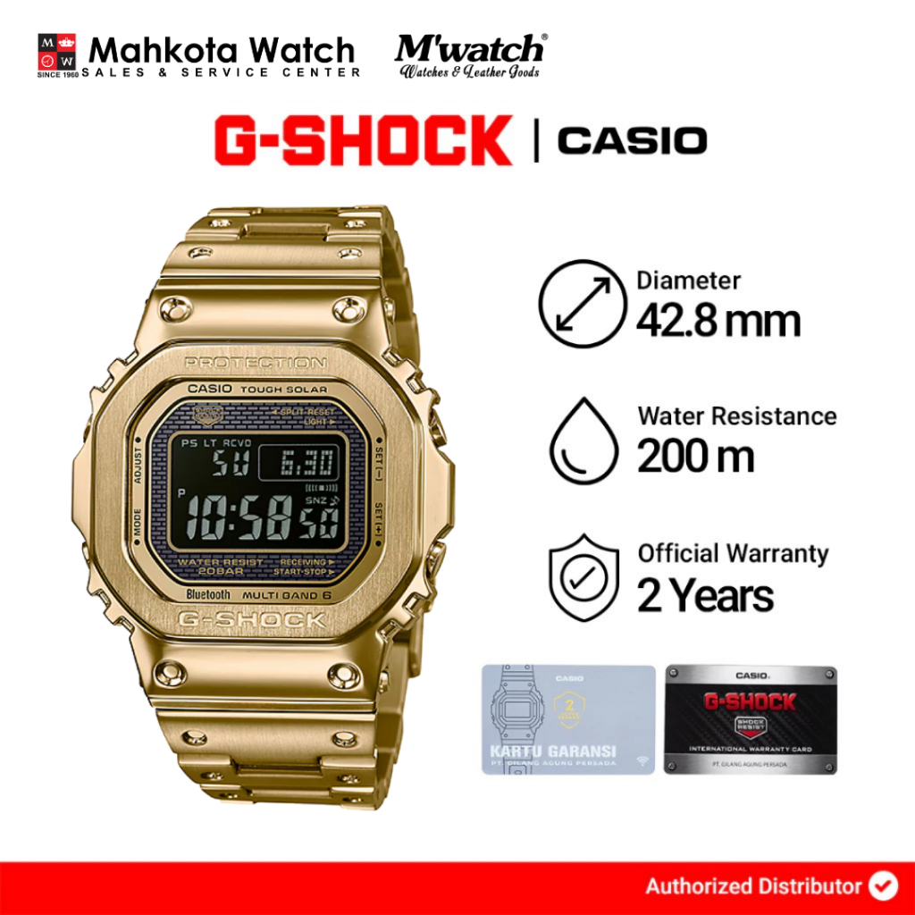 JAM TANGAN PRIA G-SHOCK GMW-B5000GD-9DR ORIGINAL
