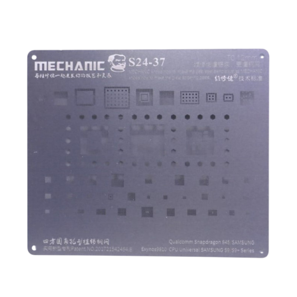 CETAKAN IC MECHANIC S24-37 0.12MM Qualcomm Snapdragon 845 / Samsung Exynos 9810 CPU Universal untuk 