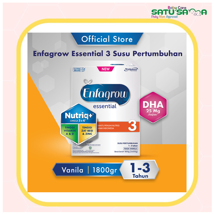 ENFAGROW ESSENTIAL 3 1800gr // Susu Anak