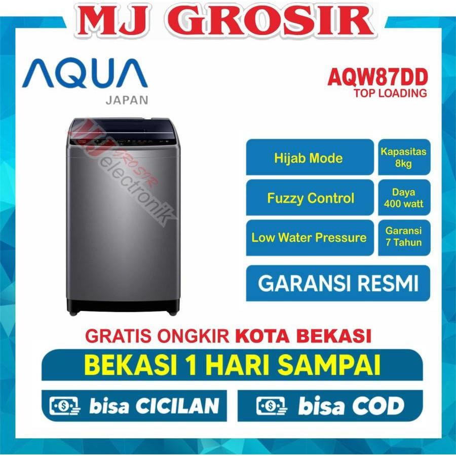 MESIN CUCI AQUA JAPAN AQW 78 DD / 79 DD / AQW 87 DD /  AWS 780 /   FWT 7600  7KG 1 TABUNG TOP LOADIN