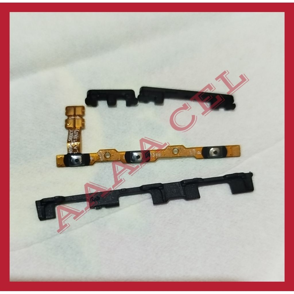 Tombol luar pernik + fleksibel dalam + karet penguat infinix not 40 X6853