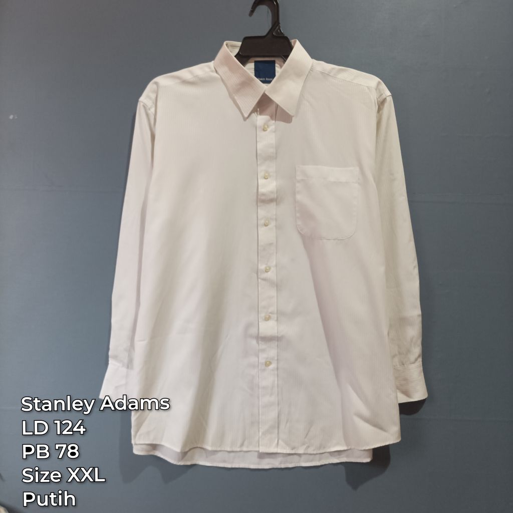 kemeja kerja pria wanita lengan panjang ukuran jumbo second| bekas pakai preloved