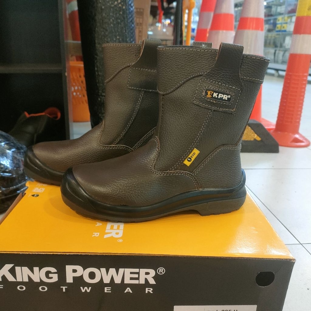 Sepatu Safety Kings Power KPR L - 805 H Original 100% Warna Coklat - Safety Shoes Keselamatan Kerja 