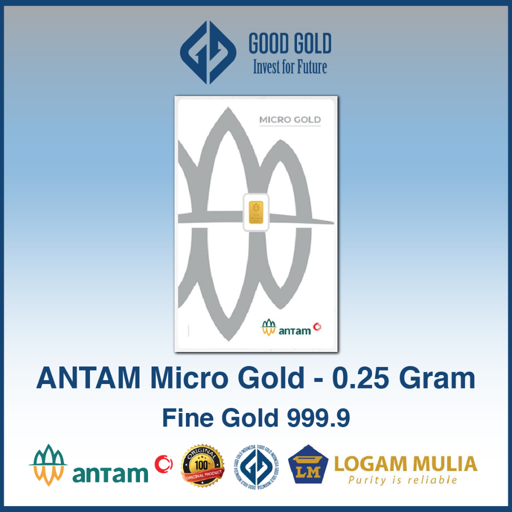 Logam Mulia Antam Micro Gold 0.25 Gram