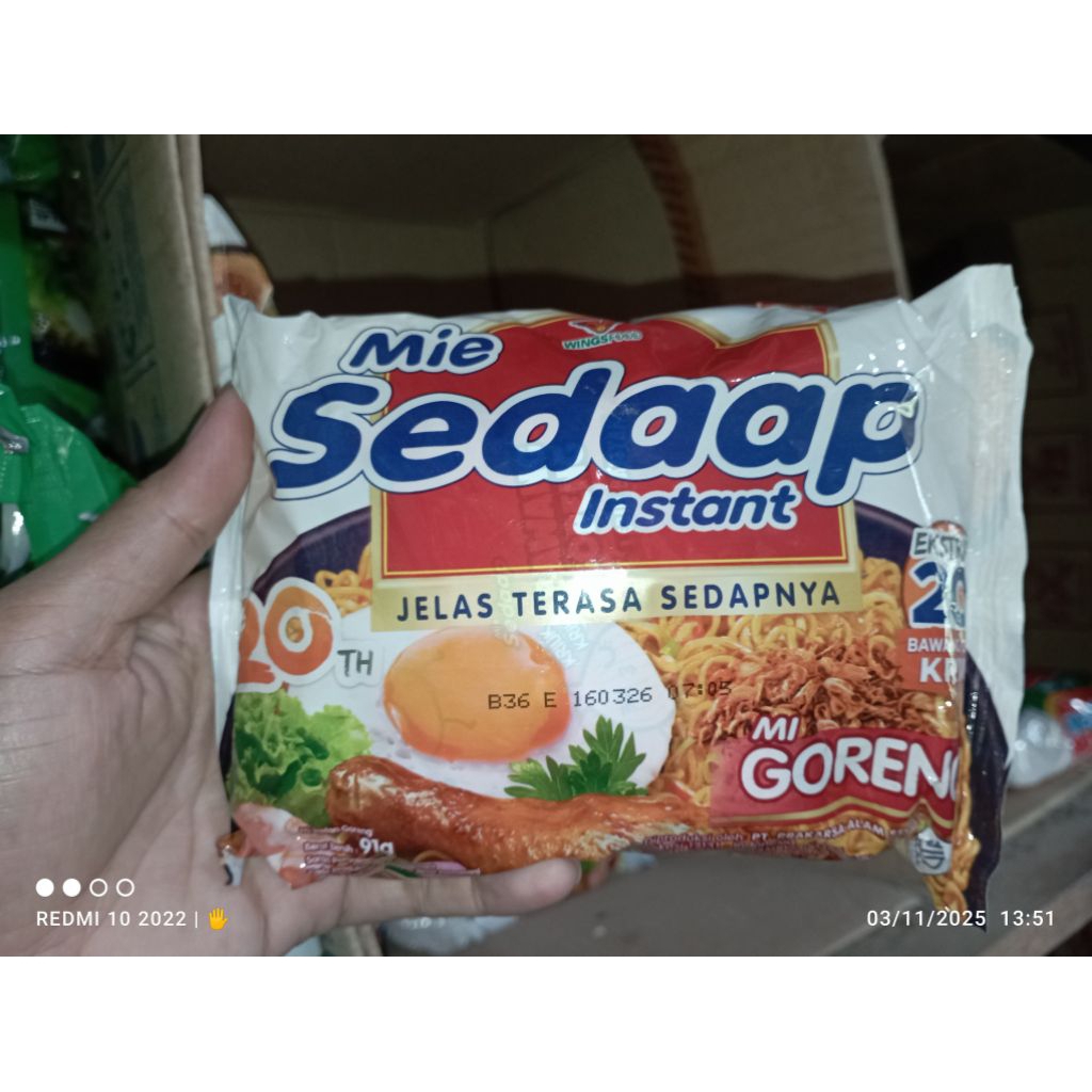 Mie goreng sedaap wings