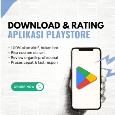 Jasa Download & Review Aplikasi Playstore Organik
