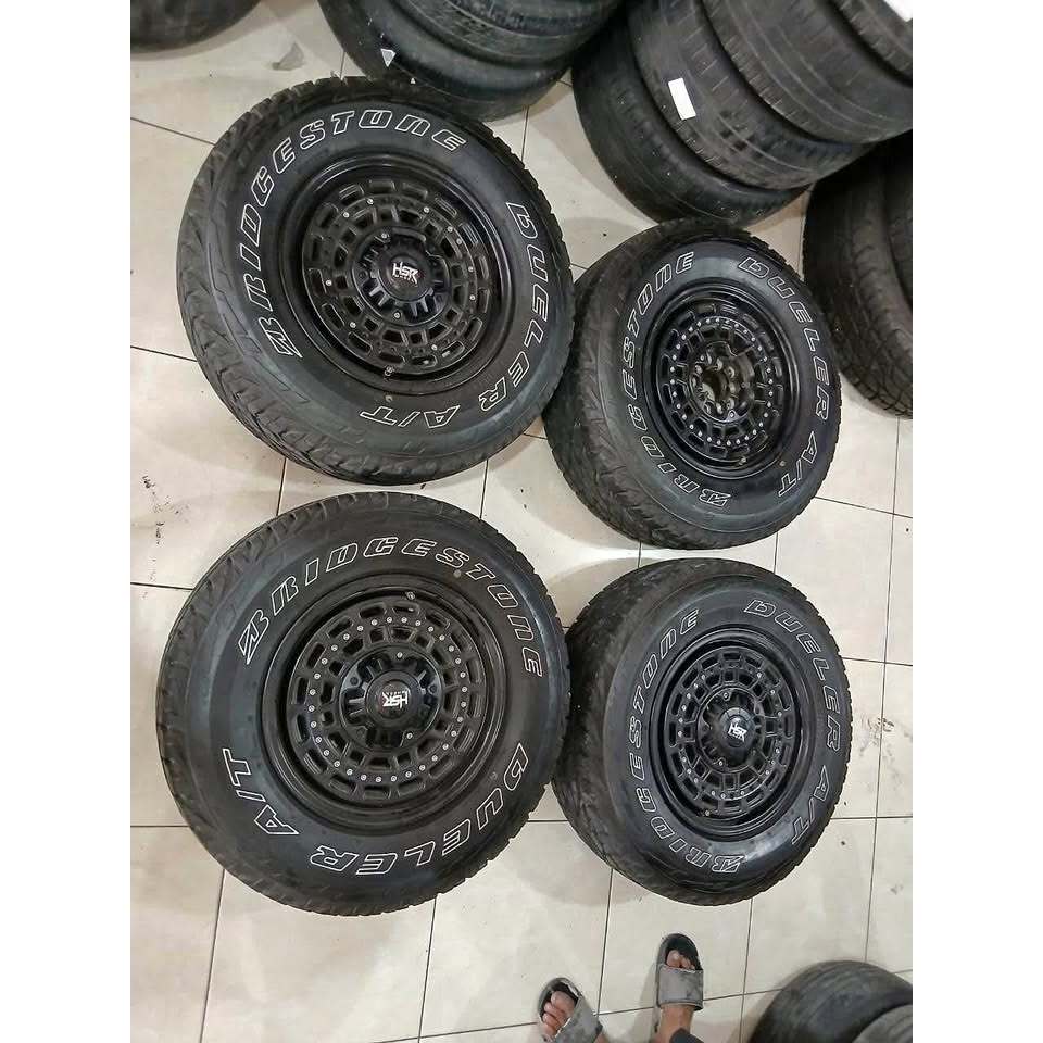 Velg hsr MYTH08 R15X7 lubang10X100//114 ET40 +ban 235 70 r15