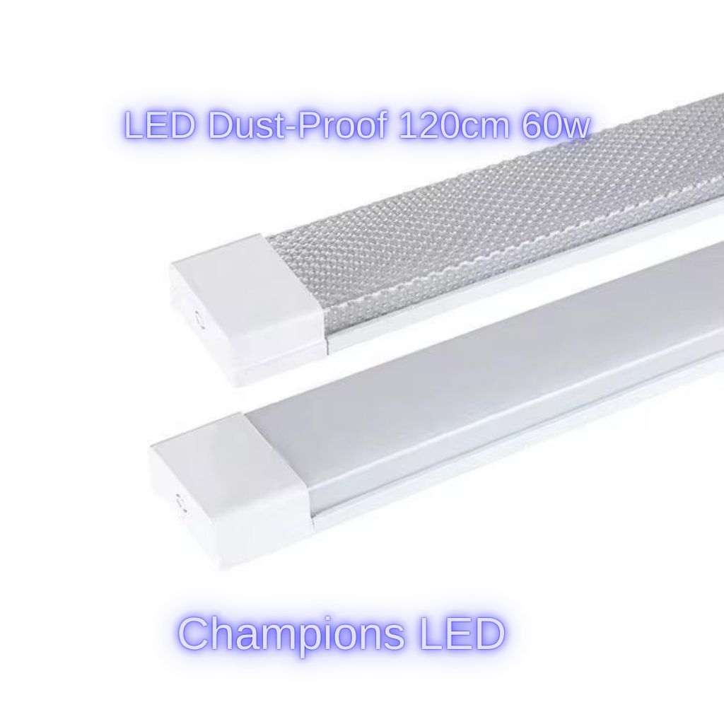 Lampu TL LED Kotak T8 Slim Neon Tube 120cm 60W