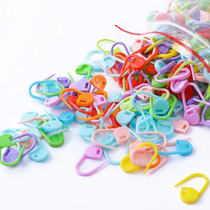 STUDIO RAJUT - 25 50 100 PCS LOCKING PIN STITCH PENANDA PENITI RAJUT TUMPUL