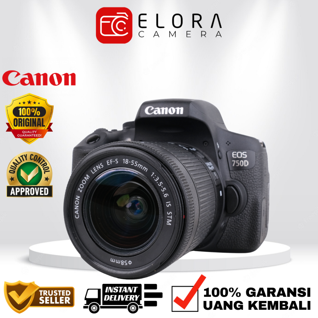 Canon EOS 750D Kit 18-55mm / Kamera DSLR Canon EOS 750 D Kit 18-55 mm / Canon 750D Kit
