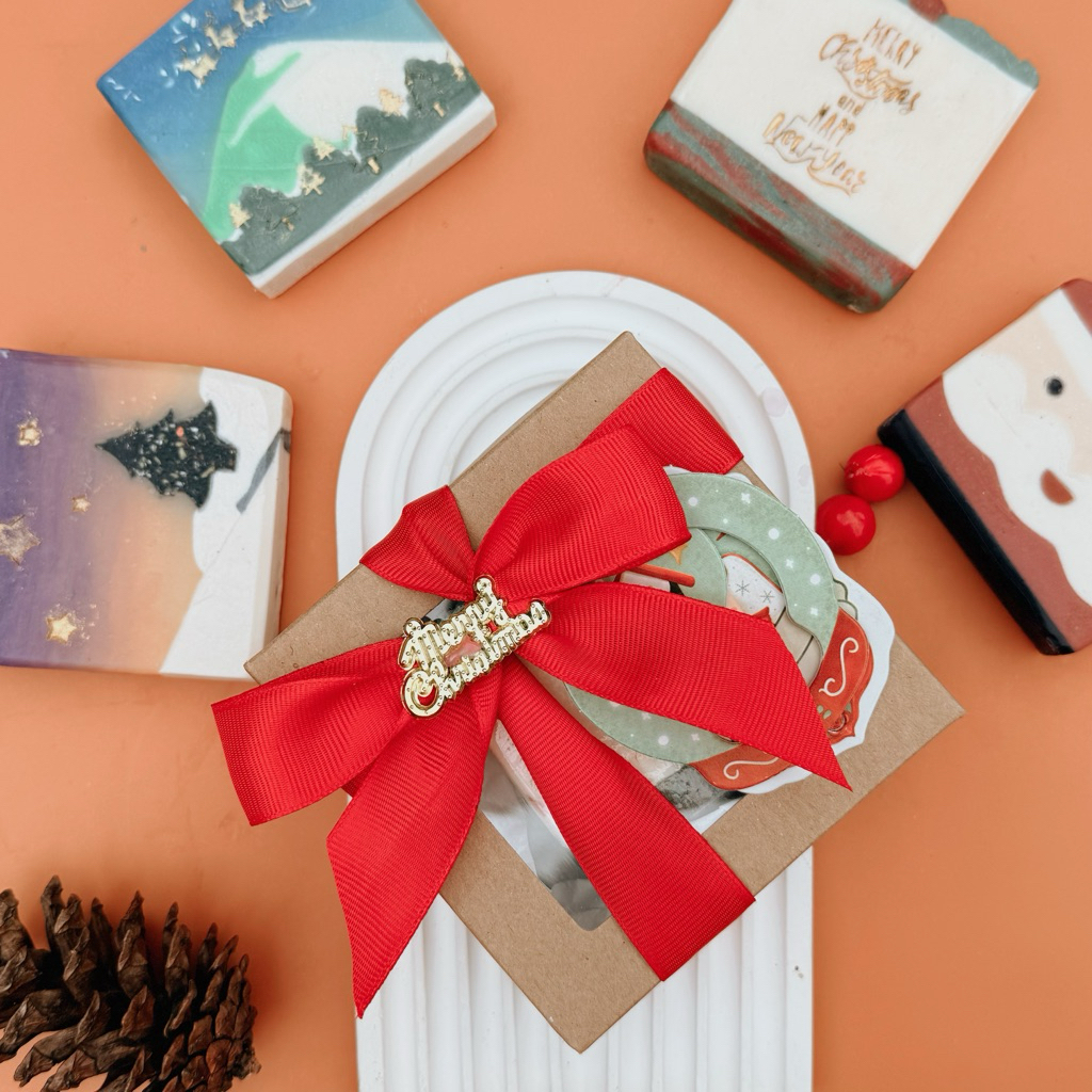 Natural soap bar Edisi natal / Hampers Natal / Kado natal