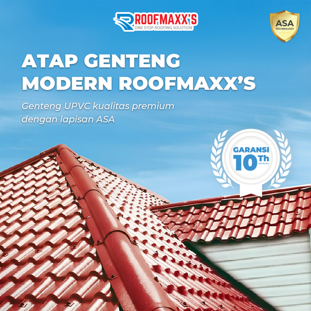Supplier Atap uPVC Motif Genteng Modern Roofmaxx's Atap uPVC Genteng Modern Roofmaxxs – Genteng Mode