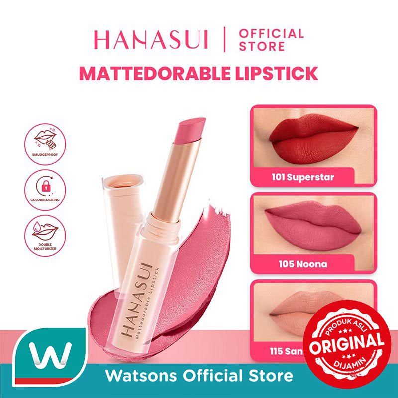 Hanasui Mattedorable Lipstick Noona #105