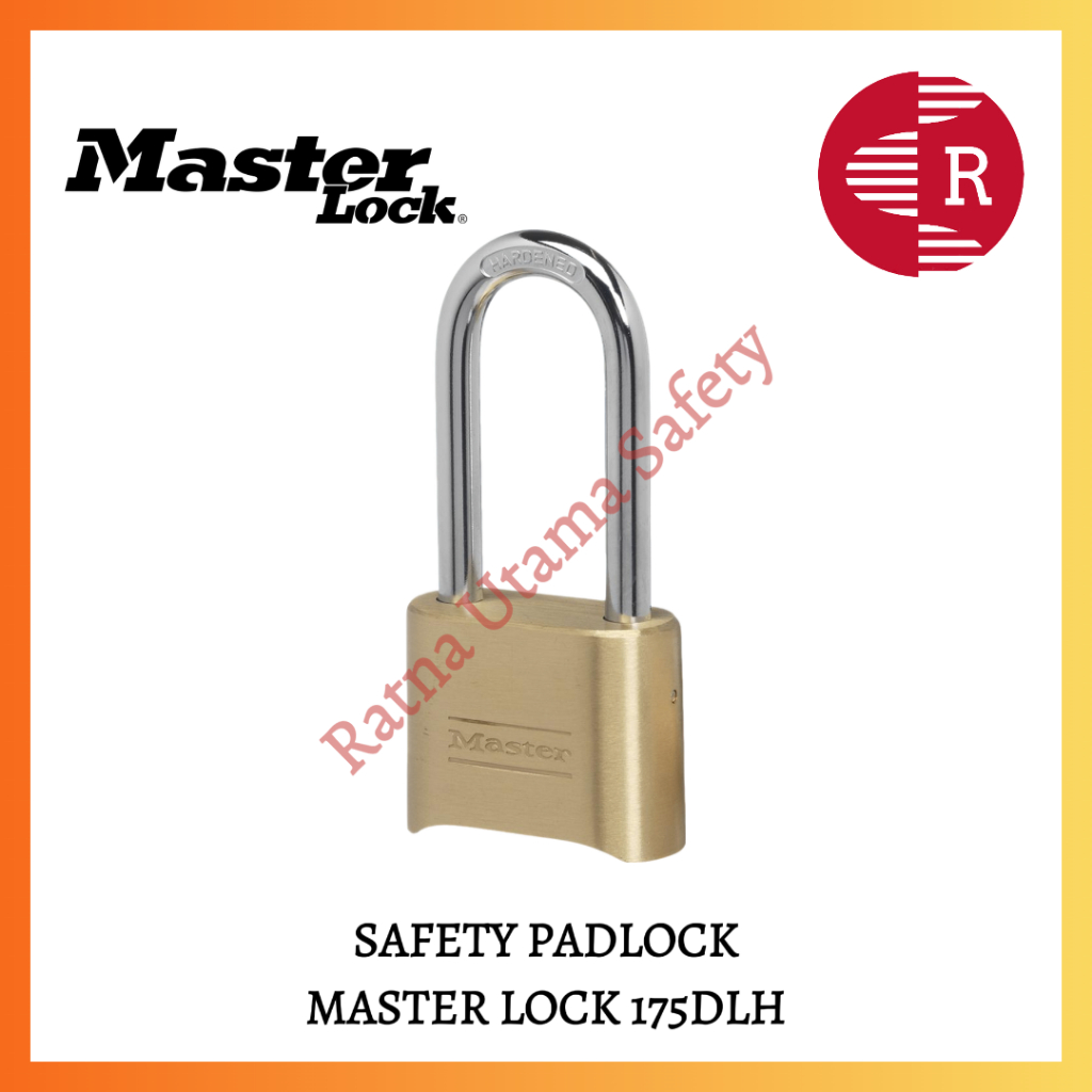 SAFETY PADLOCK MASTER LOCK 175 DLH