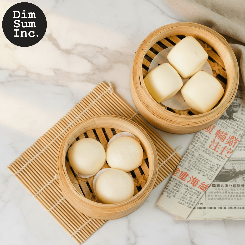PAKET KOMBO PAO DIMSUM INC - Salted Egg Pao + Mantao Goreng Kukus ( Bakpao Kacang Merah / Bakpau Kac