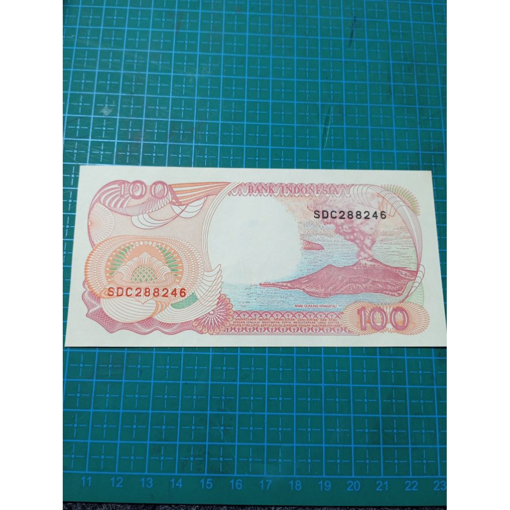 GANJIL GENAP No seri SDC 288246 Uang kuno Indonesia Asli 100 Phinisi