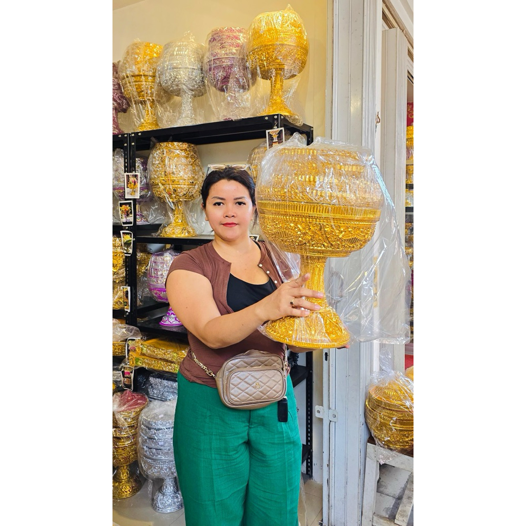 DULANG MAHARANI FIBER 4 SUSUN 30cm