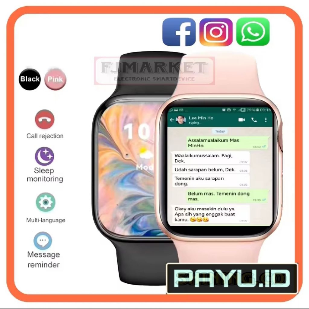 JAM HP T500 MAX SMARTWATCH ANTI AIR BISA WA JAM TANGAN ANDROID 4G WHATSAPP SMS TLFN MUSIK KAMERA NOT