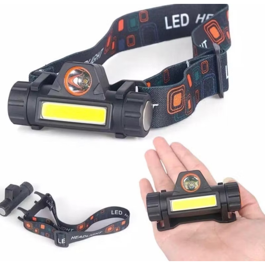 Headlamp/Senter Kepala LED Senter Kepala Cas Lampu Kepala Murah Super Terang Anti Air