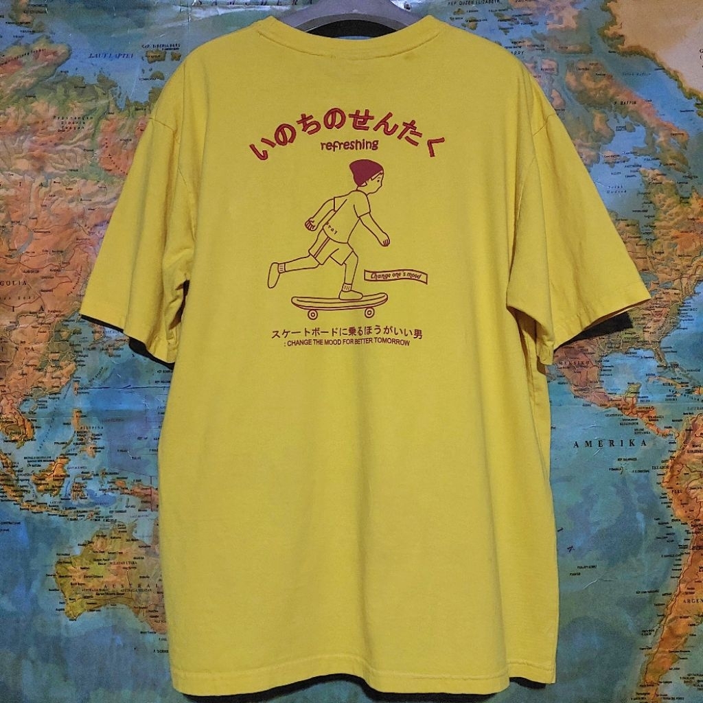 kaos t-shirt AMBLER Board Boy Refreshing yellow original