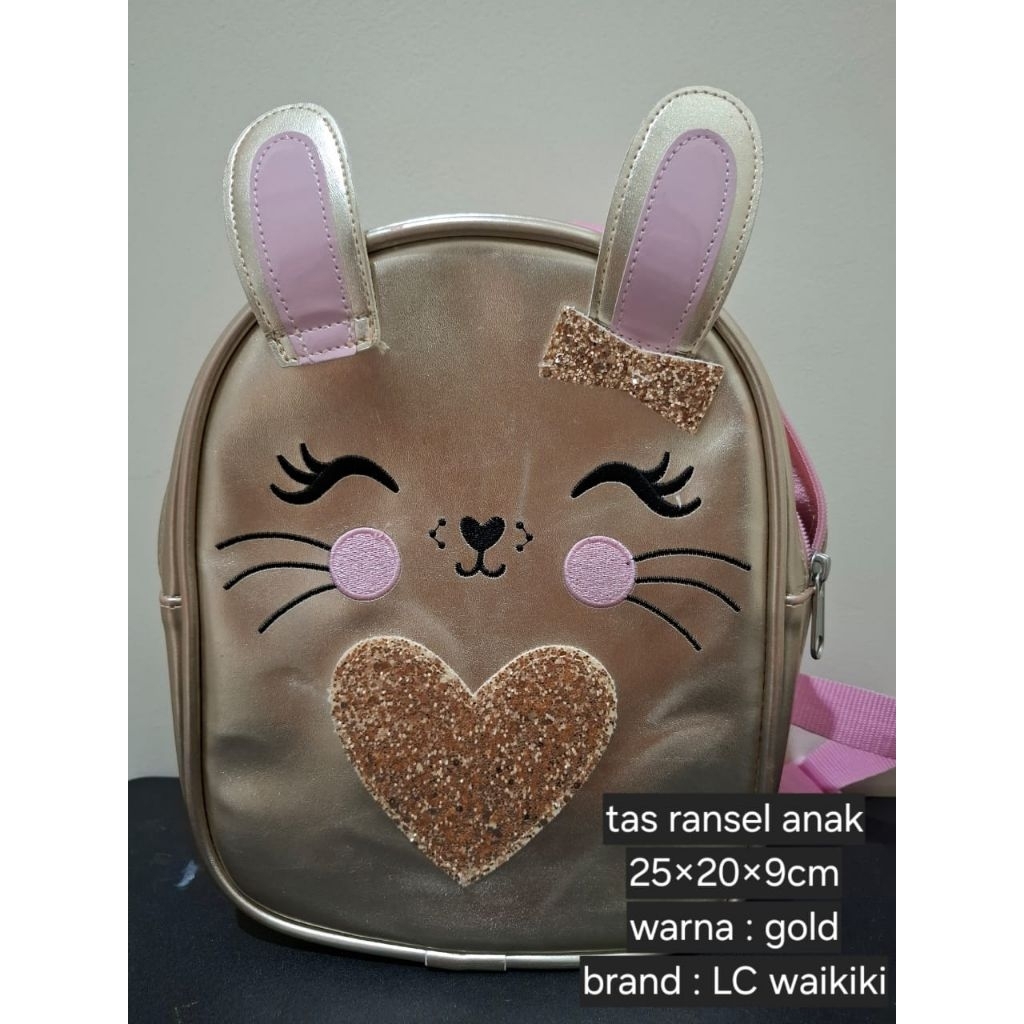 Tas ransel anak perempuan LC Waikiki lucu imut