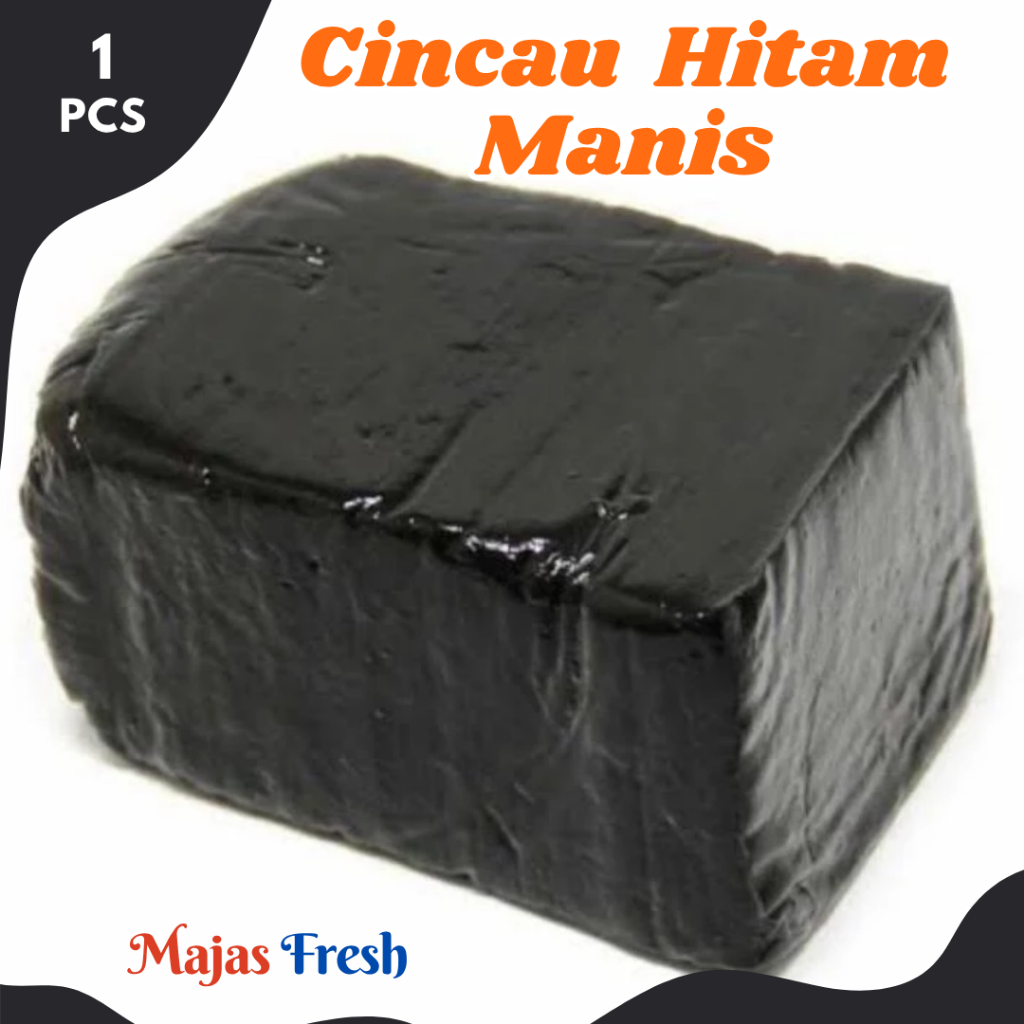 CINCAU HITAM Rasa Wangi Jeruk Segar - Agar Cincau Hitam Kotak Wangi Jeruk Fresh | 1 Potong [ Harga P