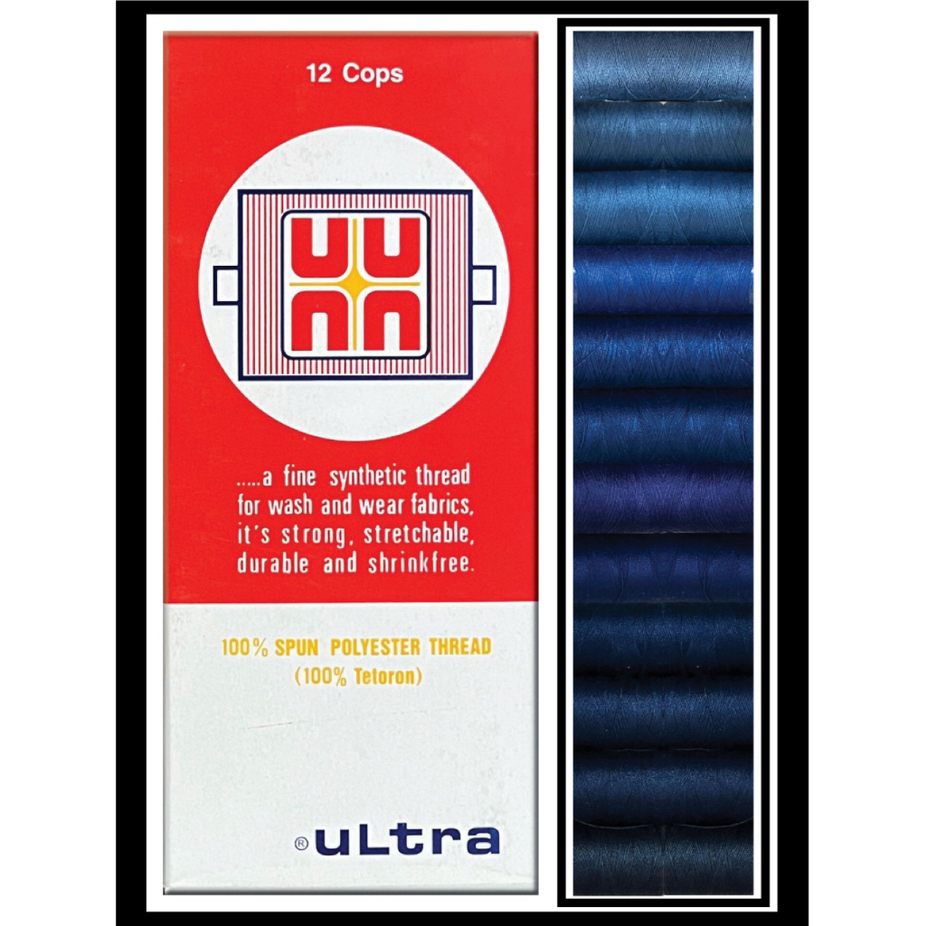 Benang Jahit ULTRA 160 yards mix 12 warna #12X
