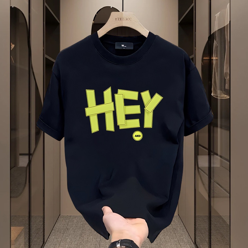 COD Kaos Oblong Katun Gaya Keren Musim Panas Model Oversize Street Fashion Hits di Instagram