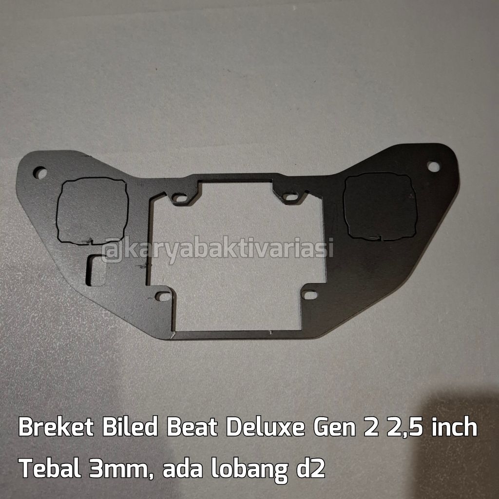 BREKET BILED 2,5 INCH BEAT DELUXE & BEAT STREET GEN 1 & GEN 2