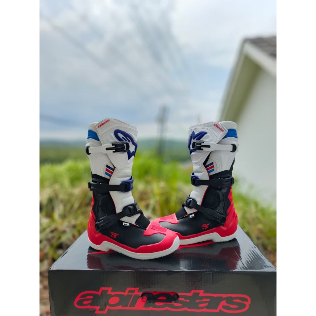 alpinestar tech 3 sepatu trail enduro trabas adventure cross