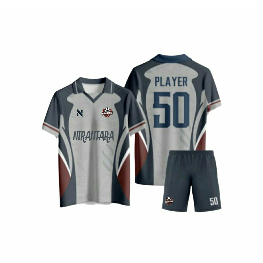 KAOS BAJU JERSEY CUSTOM FUTSAL / FULL PRINTING FREE LOGO NAMA DAN NOMOR PUNGGUNG