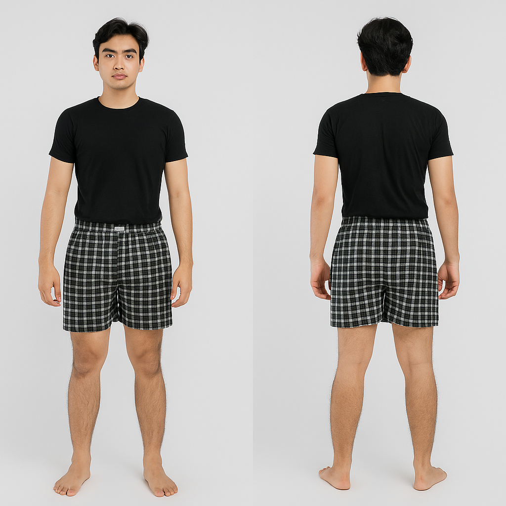 Barraza OS - Boxer Katun / Boxer Pria / Celana Dalam Pria / Celana Dalam / Boxer