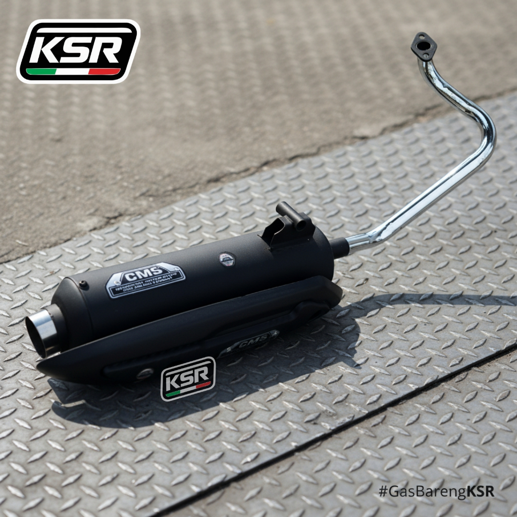 Knalpot CMS Vario – Knalpot Vario Ngebas Adem Standar Racing PNP Vario 125 New / 150 New / 150 Old /