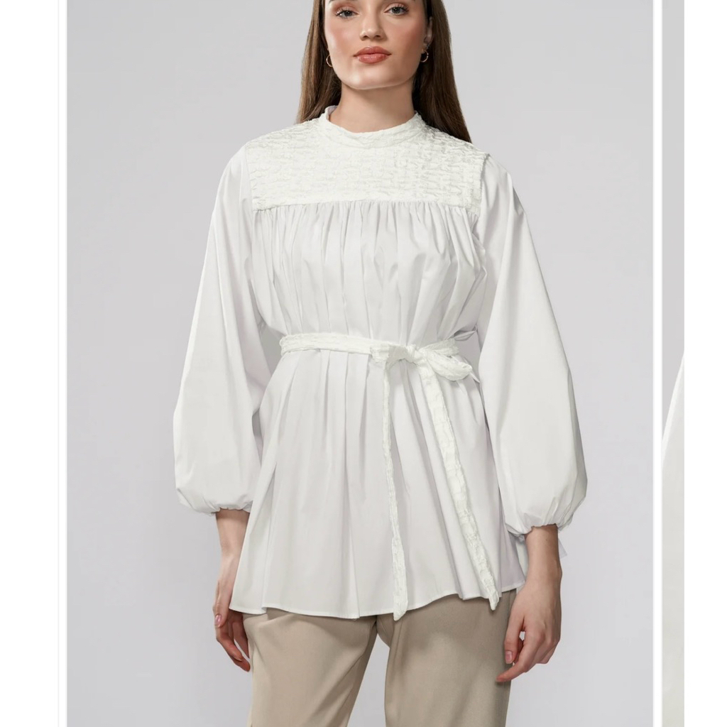 BEST Deal Monogram Blouse Benang Jarum