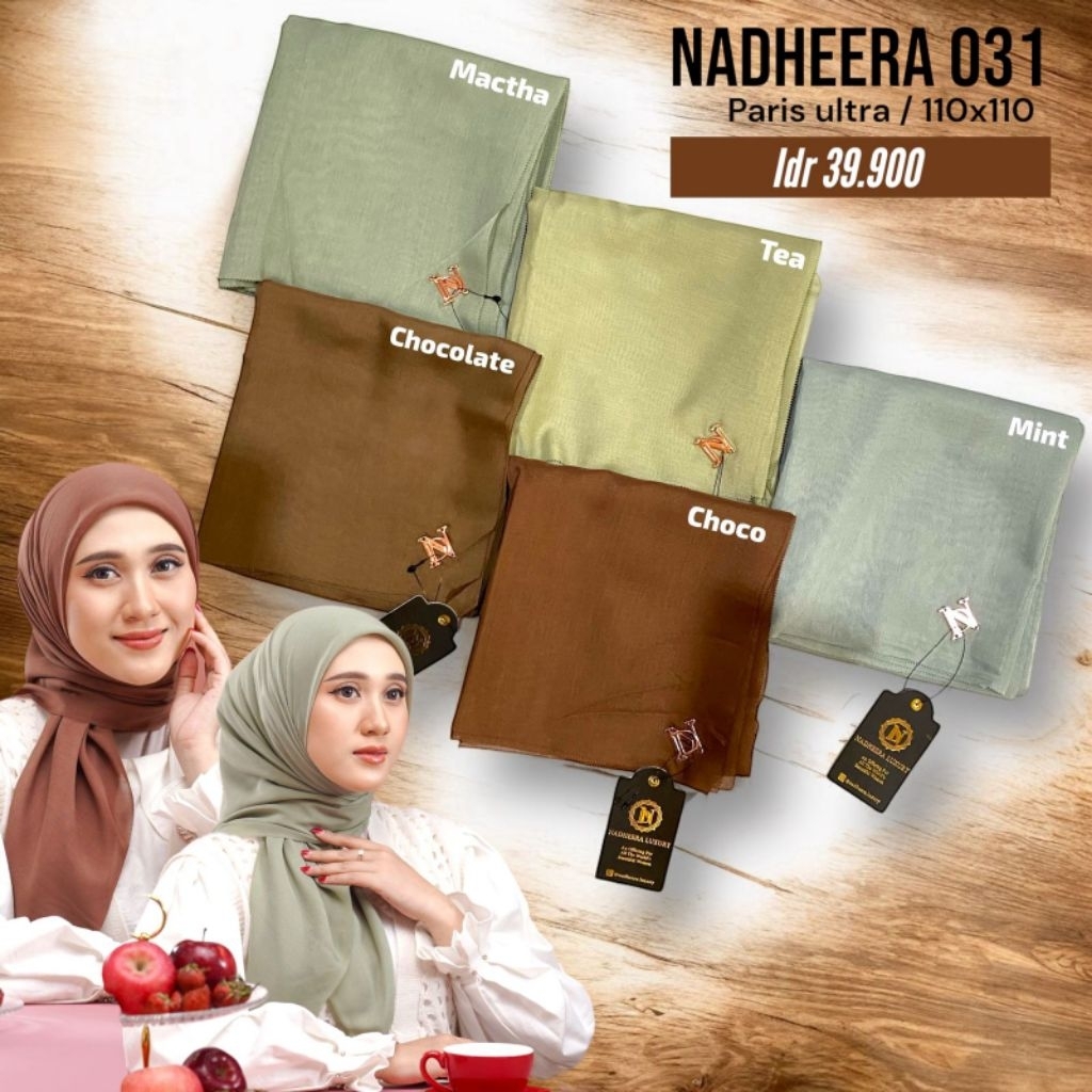 nadhera 031 hijab segi empat