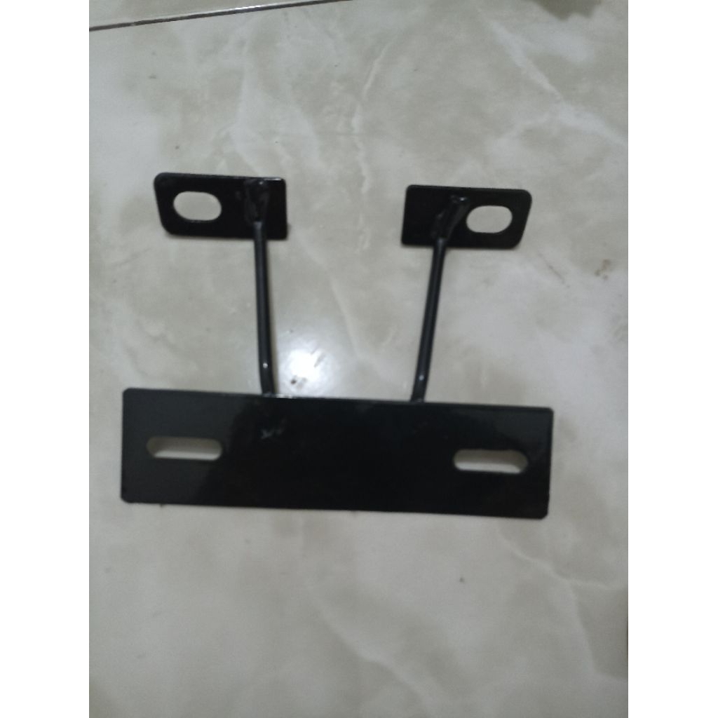 pangkon plat nomor motor byson cb gl pro tiger besi tebal |dudukan plat depan universal bracket | pl