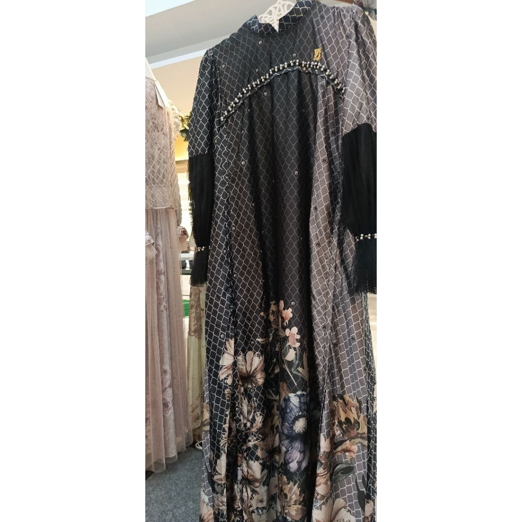 gamis dumma silk printing