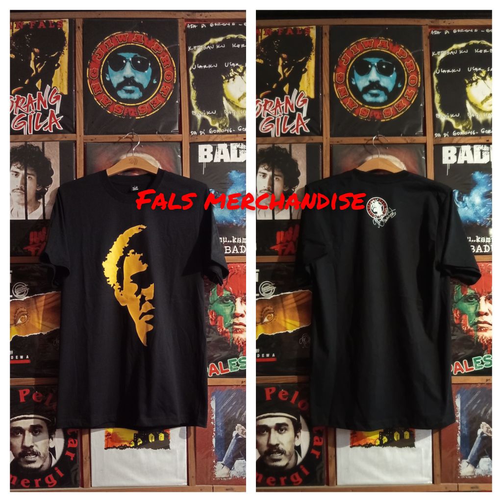 kaos iwan fals original serdadu gbr muka separo