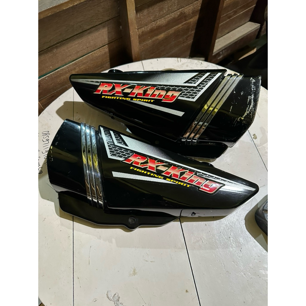 BOX AKI BOK ACU RX KING RXKING 2004 HITAM ORIGINAL COPOTAN