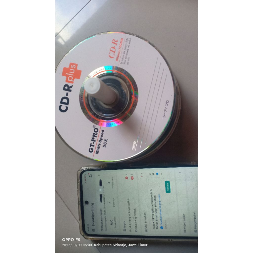 cd r plus gt pro multi speed 56x CD kosongan cdr keping CD untuk simpan file