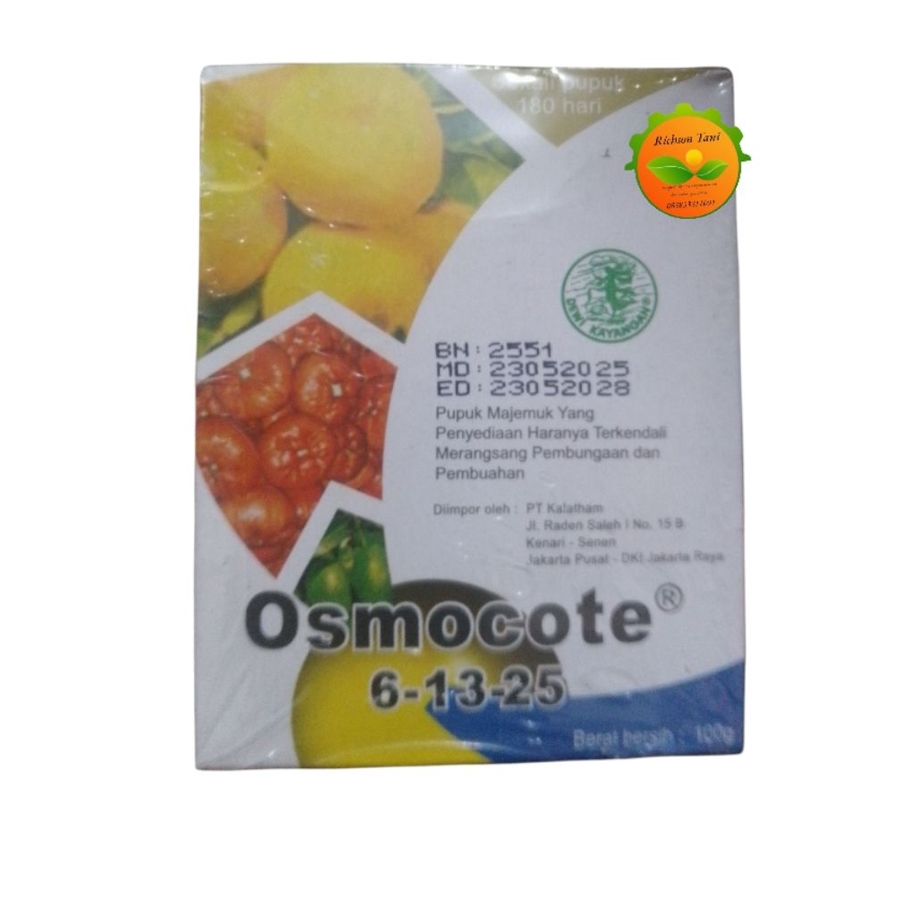 Pupuk Osmocote 6-13-25 100 gram