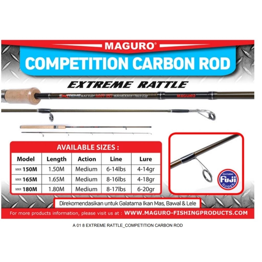 Joran Maguro Extreme RATTLE 165 & 180