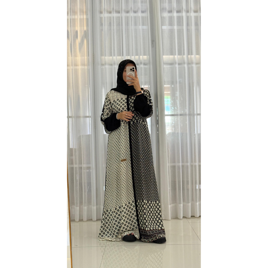 nadheefa store terbaru / gamis twill uniqlo ori nadheefa