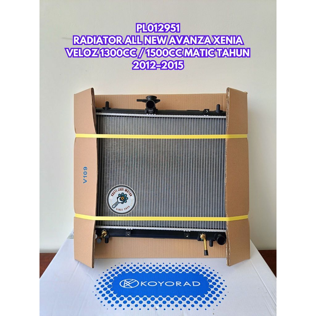 RADIATOR ALL NEW AVANZA XENIA VELOZ 1300CC / 1500CC MATIC TAHUN 2012–2015 PL012951