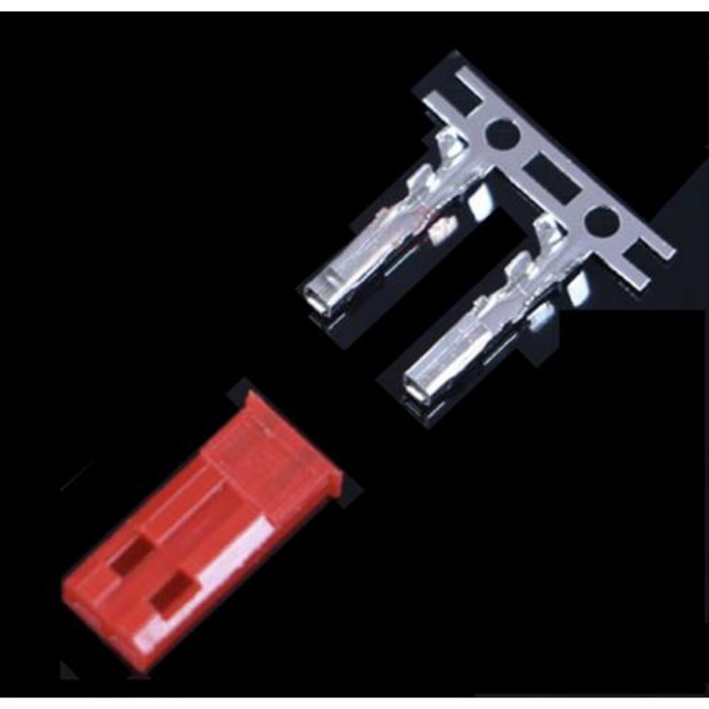 Red JST 2p battery Lipo Connector 2 p Pin 2pin merah Konektor