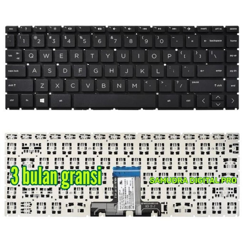 Keyboard laptop hp 14-ep0088tu