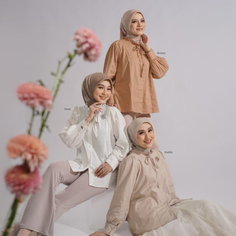 NADHEERA LUXURY Atasan Kemeja Terbaru