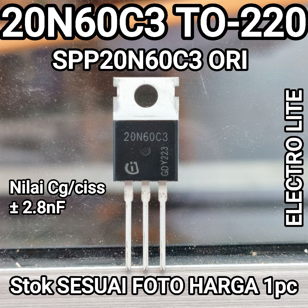 MOSFET 20N60C3 SPP20N60C3 ORI 20N60 20A 600V TO220
