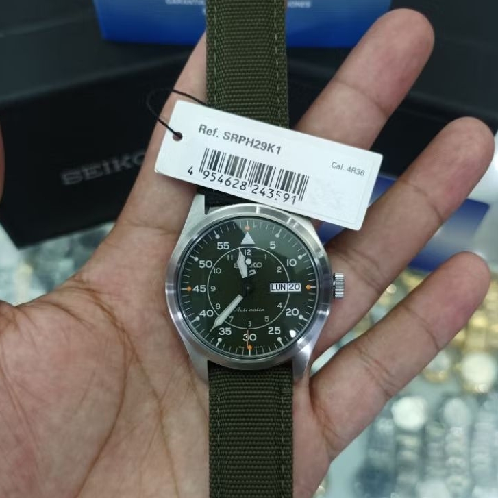 Seiko 5 Sports Military Fashion Automatic Watch SRPH29K1
